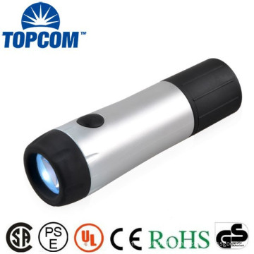 Hand Dynamo Generator Rechargeable Torch Plastic Dynamo Torch Lampes de poche